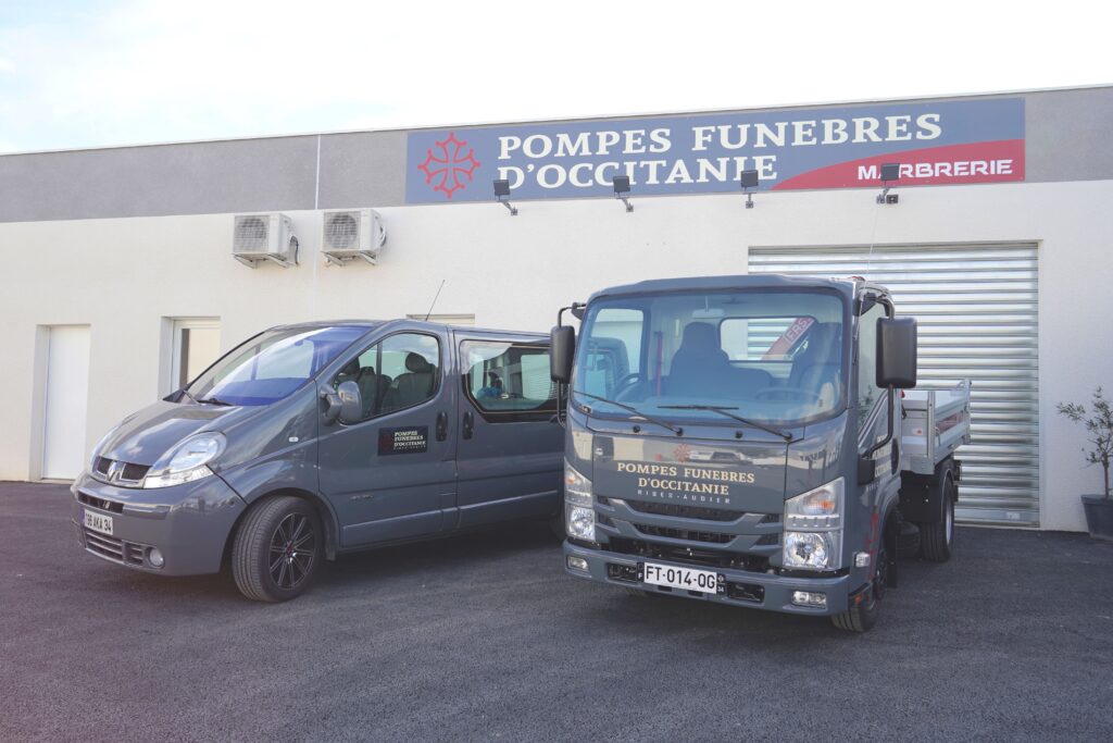 corbillard et camion funeraires